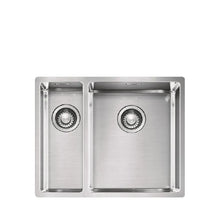 Load image into Gallery viewer, BXX260-4010E / BXX260-4002E SBL (127.0679.188) / (127.0546.206) Box stainless steel fabricated double sink bowl with repacked deeper waste
