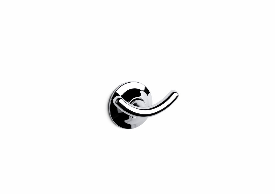 A815491001 Hotel's double robe hook in chrome