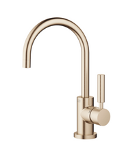 Load image into Gallery viewer, TARA 33513882-46 single-lever basin mixer with pop-up waste in brushed champagne
