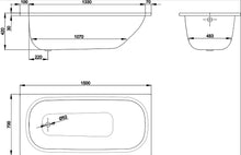 Load image into Gallery viewer, BetteForm 2941 enamelled press steel bathtub 1500 x 700 mm [鋼板浴缸] in white (slightly defective)
