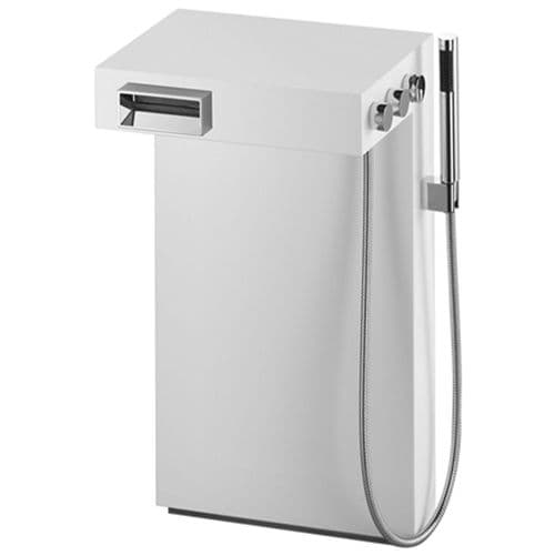 25.963.770.00 Elemental Spa Nota Free Standing Single Lever Bath Mixer with Shower Set  Finish: Chrome