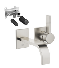 Load image into Gallery viewer, MEM Wall mounted basin mixer 36810782-06 + 3580697090 in Platinum Matt
