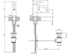 Load image into Gallery viewer, 316 Flessa 54001.239 basin mixer in brushed steel
