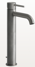 Load image into Gallery viewer, 316 Cesello 54404.239 high version basin mixer in steel brushed with pop-up waste
