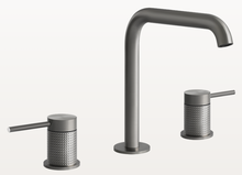Load image into Gallery viewer, 316 Cesello 54412.239 three-hole basin mixer in steel brushed without waste
