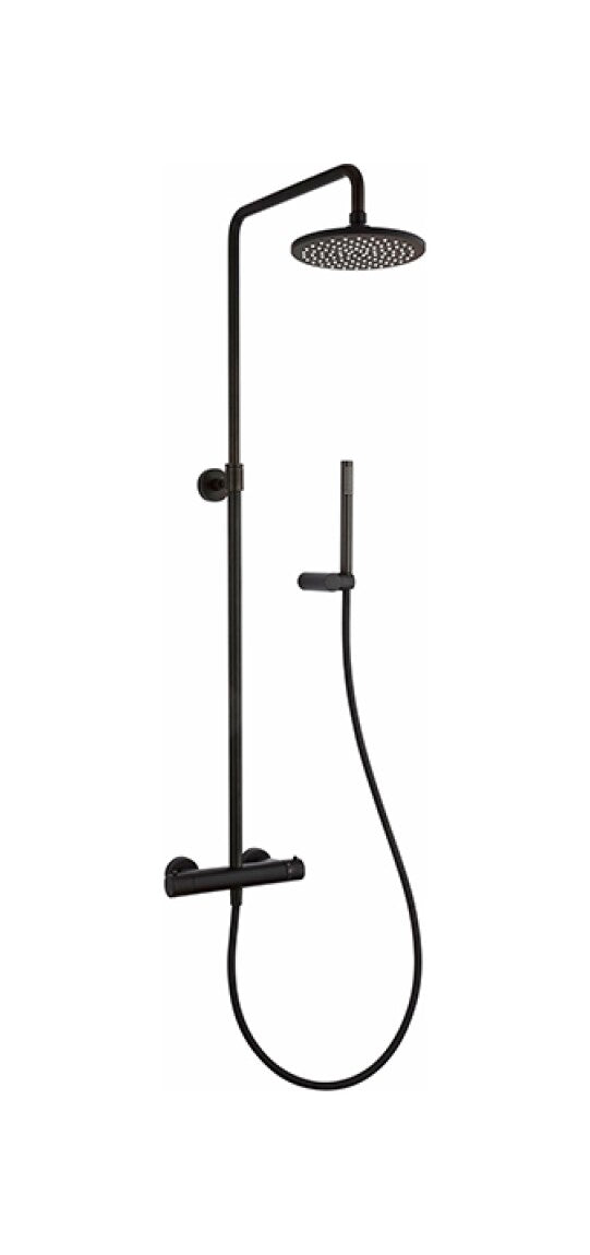 383008320H2K  Shower column in matt black
