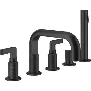 Inciso L 58040.187 5-hole bath mixer with diverter, aged bronze