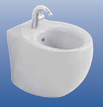 Load image into Gallery viewer, 7421.V0 Aveo Bidet with Concealed Overflow Close to Wall  Size: 410x560mm   Finish:  R2sh
