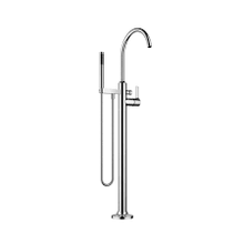 Load image into Gallery viewer, VAIA 25863809-00 Floor-mounted Single-lever Bath Mixer w/Handshower Set in Polished Chrome and concealed part
