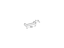 Load image into Gallery viewer, A816311001 Select towel rail 600 mm
