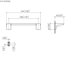 Load image into Gallery viewer, Supernova 83.030.730.00 Bath Grip 300 mm (Chrome)
