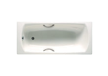 Load image into Gallery viewer, A220070001 (EU) Swing bathtub made of steel 1800 x 800 mm in white with handgrips in chrome
