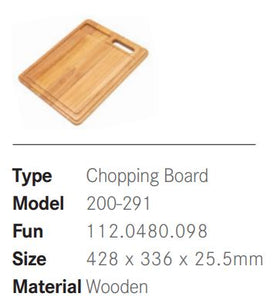 200-291 (112.0480.098) Box chopping board 428x336x25.5mm