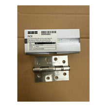 Load image into Gallery viewer, KW 834, 454535/SS-CB-G14 114x114x3.4mm, 3 knuckle - 2BB concealed bearing hinge + HGS-403030-2BB-32D Euro Butt Hinge with 2 Ball Bearing in Satin Stainless Steel [Bundle 5 sets of 4 + 12 pieces]
