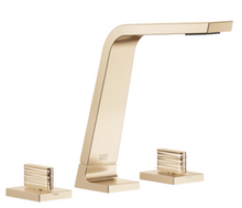 Load image into Gallery viewer, 13715705-46 (XV-009597) CL1 deck-mounted basin spout, 20006705-46 (XV-009598) &amp; 20006706-46 (XV-009599) deck valves in champagne matt

