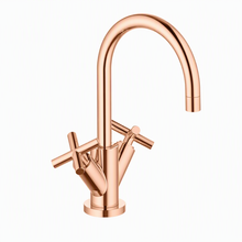 Load image into Gallery viewer, Tara 22513892-49 Basin Mixer in Cyprum with Pop-Up Waste and 165mm Projection
