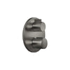36426970-99 Wall-mounted Thermostatic Bath/Shower Mixer Trim Part Two-way in Dark Platinum Matt with 3542597090 Wall-mounted Thermostatic Shower Mixer Concealed Part