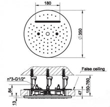 Load image into Gallery viewer, Colour 40548.238 Multifunction System with Colour Chromotherapy Effect w/40449.238 fixing set
