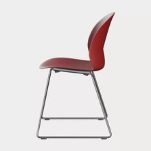 Load image into Gallery viewer, N02 N02-20 Chair, 540w x 530d x 810h mm, Frame Chrome, Shell Dark Red
