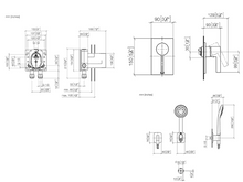 Load image into Gallery viewer, IMO 36020670-46 + 3502097090 single lever mixer, 27803845-46 Hand shower Set in champagne matt,
