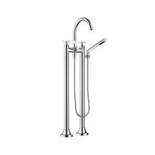 Load image into Gallery viewer, VAIA 25943809-00 Floor-mounted Bath Mixer w/Handshower Set in Polished Chrome (concealed part 3594497090 included)
