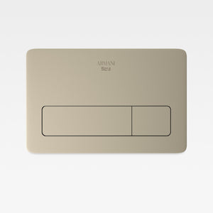 A346767R30 Wall-Mounted Toilet Bowl, A801762R34 Seat and Cover with Soft-Closing, 8900970r3 Dual Push Operating Flush in Greige & 890090400 Pro System Concealed Cistern