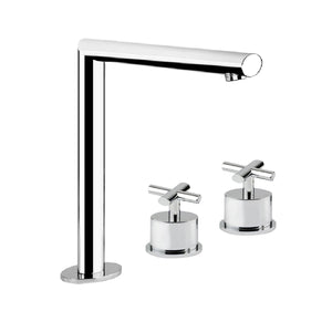 23091.031 ovale deck mounted spout with separate control in chrome with 23308.031 Separate Control