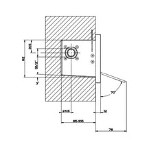Load image into Gallery viewer, 39900.238 Rettangolo External Part for Wall Fixing Waterfall Shower Spout  Finish: Mirror Steel with  39892.238 built-in part
