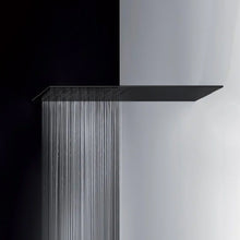 Load image into Gallery viewer, 316 54514.708 + 43103 2-way thermostatic mixer copper brushed PVD, 33061.299 wall-fixing headshower &amp; 59249.299 shower set in black XL
