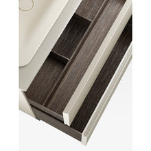 Load image into Gallery viewer, Baia A857201820 wall-hung furniture in greige with A3270C0R33 countertop washbasin in greige with 3 tapholes
