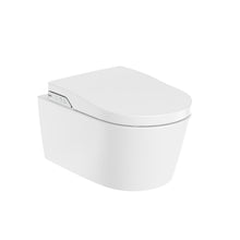Load image into Gallery viewer, Inspira In-Wash 803060001 Vitreous China Rimless Wall Hung Smart Toilet 390 X 562 X 476 mm in White with Horizontal Outlet (Eu)
