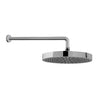 Af/21 81028053 + 81 02 8059 Round Shower Head Diameter 240 mm + Wall-Mounted Shower Arm 450 mm IN CHROME