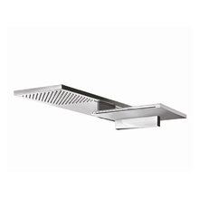 Load image into Gallery viewer, Fantini 86 02 8035B + 86 00 8035A Milano/Venezia double showerhead in chrome with rain &amp; cascada flow
