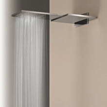 Load image into Gallery viewer, Fantini 86 02 8035B + 86 00 8035A Milano/Venezia double showerhead in chrome with rain &amp; cascada flow
