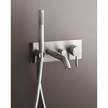 Load image into Gallery viewer, Nostromo 5093e321b +22 00 D020a Bathmixer in Brushed Stainless with Spout
