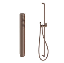 Load image into Gallery viewer, Fantini 86 P9 9247 Milano shower rail in matt copper PVD with 90 P9 8783 headshower
