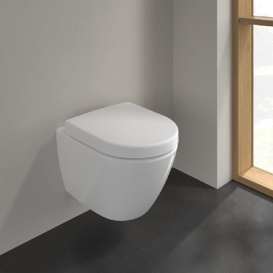 Subway 2.0 5606.R0.01 Wall-Mounted Rimless Toilet 355 X 480 mm, 9m69.S1.01 Wc-Seat and Cover in White