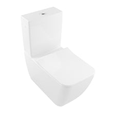 Load image into Gallery viewer, Venticello 4612.R0.R1 close-coupled toilet, 570711r1 Cistern with Flushing Mechanism, 9m80s101 Seat and Cover in White
