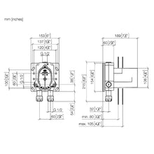 Load image into Gallery viewer, 36120845-46 (XV-009614) wall-mounted single lever mixer in champagne matt with diverter, 3502097090 concealed part [indent]
