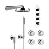 35046.031 + 35095.031 Three-Way Thermostatic Mixer, 45151.031 Wall-Mounted Showerhead, 12353.031 Side Shower Jet x 4, 27802892-00 Handshower Set? in Chrome