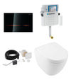 Sigma 224.320.00.1, 116.090.Sg.1 , 115.861.00.1 concealed cistern, Sensor Flush & installation set, Subway 2.0 5602.R0.01 floor-standing rimless toilet & 535212 Seat & cover