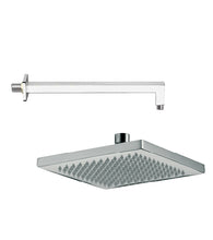 Load image into Gallery viewer, 359SSX square shower-head size: 20x20cm &amp;  348S30  shower arm 30cm in chrome
