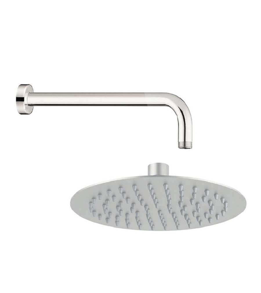 359SSX 357UFM30XLT8 shower head with 8L/min flow limiter & 343L30 shower arm in chrome