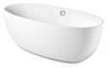 A248217000 Virginia free standing bathtub  size: 1700 x 800 mm  color: white