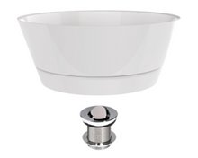 Load image into Gallery viewer, TAINSWNO TAI-N-SW-NO Free standing Bathtub 1500 x 1500mm in QUARRYCAST™ white with K-12-PC waste kit
