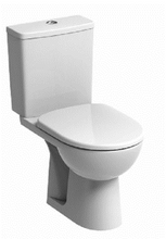 Load image into Gallery viewer, E100 toilet pan, cistern and seat &amp; cover in white [普通板]
