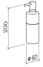 Load image into Gallery viewer, 84430970-33 Free-Standing Lotion Dispenser in Matt Black
