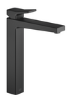 YARRE 33537832-69 Single-lever basin mixer with raised base without pop-up waste in Soft Black