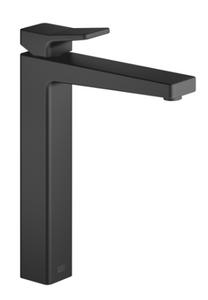 YARRE 33537832-69 Single-lever basin mixer with raised base without pop-up waste in Soft Black