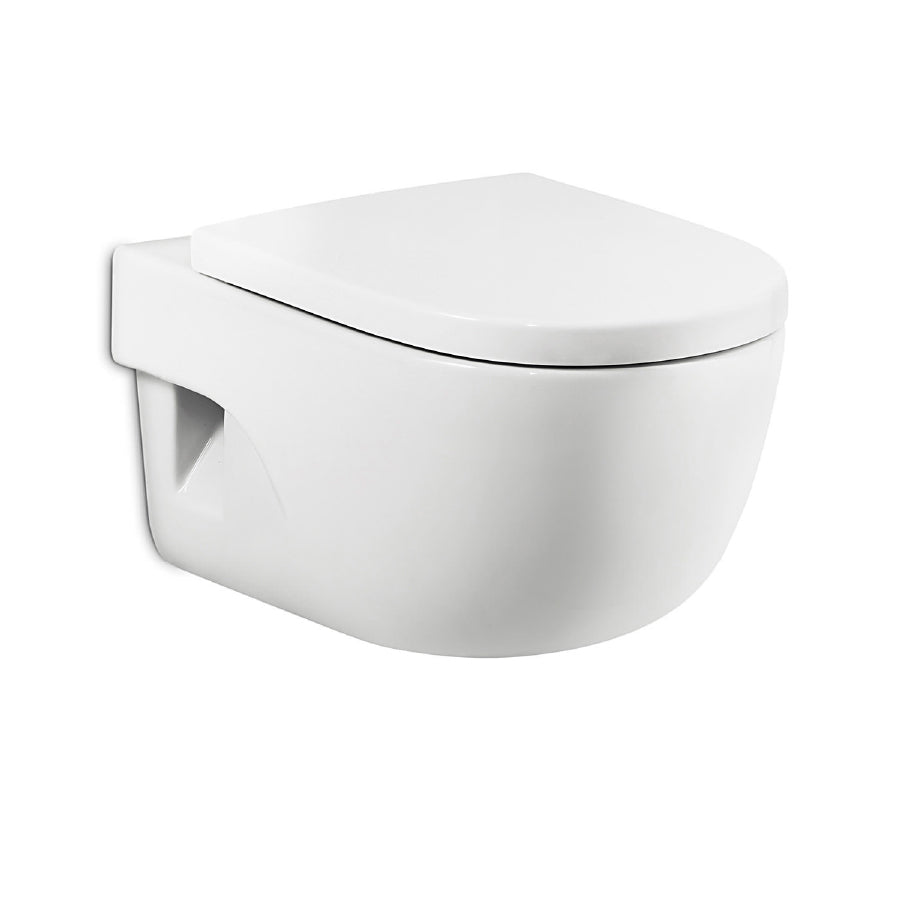 346248 Meridian Compact Wall Mounted W.C.in white with 8012ab N-Meridian Seat and Cover